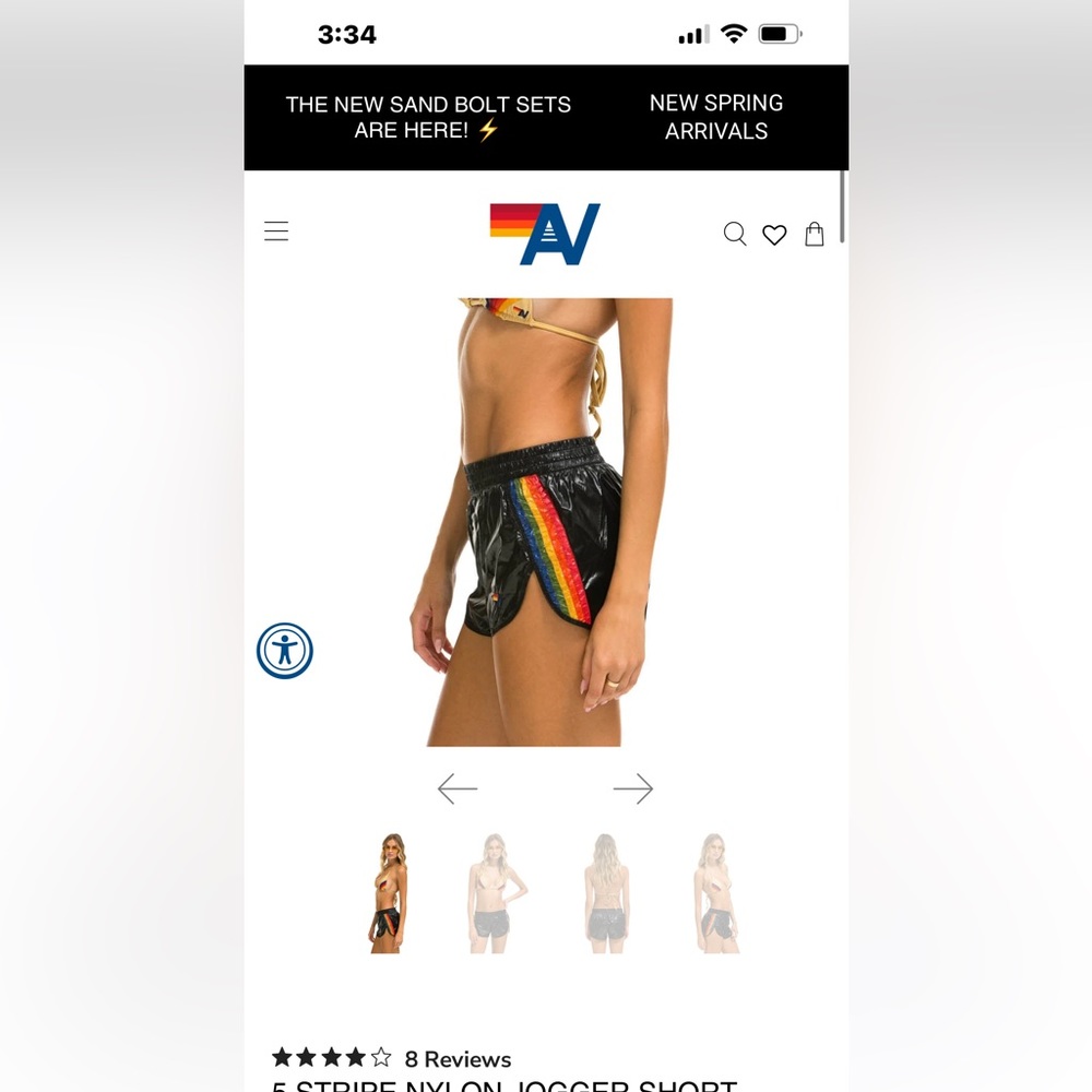 Exercise shorts
